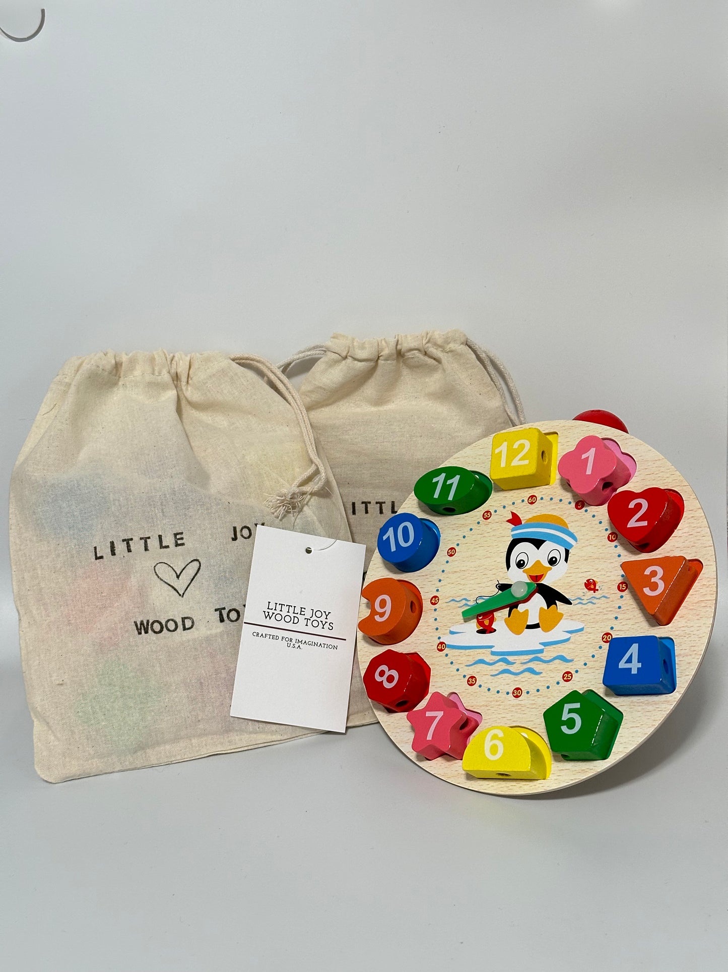 Penguin Time Learning Clock Toy