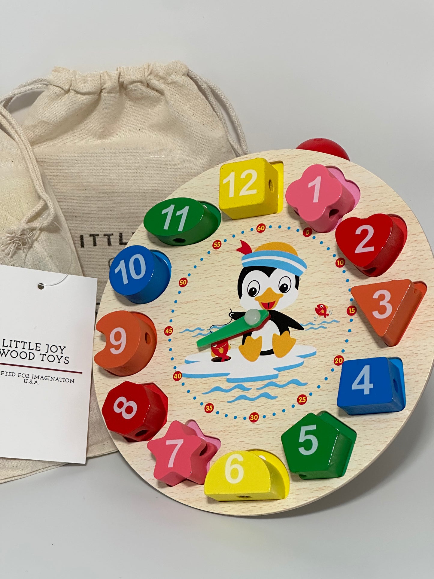 Penguin Time Learning Clock Toy