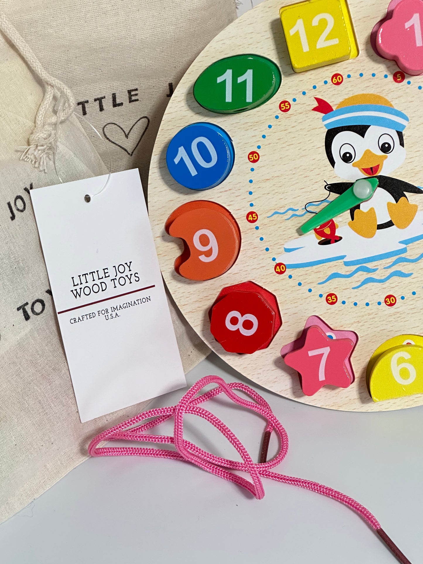 Penguin Time Learning Clock Toy
