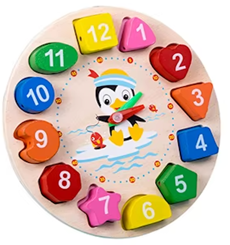 Penguin Time Learning Clock Toy